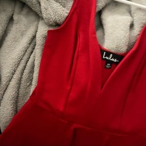 Red Homecoming dress